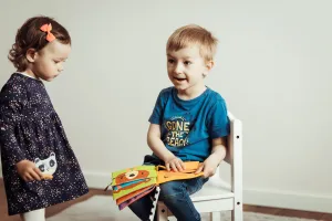 Mom’s Care - textilná knižka - Puzzle zvieratiek