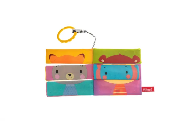 Mom’s Care - textilná knižka - Puzzle zvieratiek