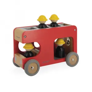 Drevené auto Bolid - Hasiči
