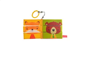 Mom’s Care - textilná knižka - Puzzle zvieratiek