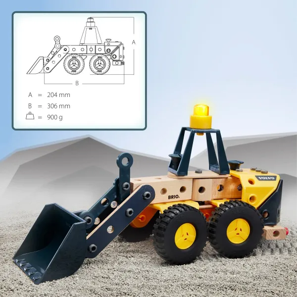 Brio Builder - Kolesový nakladač Volvo, limitovaná edícia - 58 ks