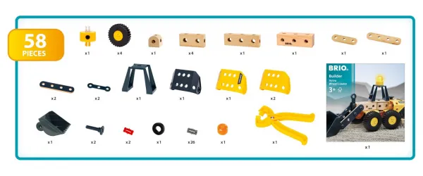 Brio Builder - Kolesový nakladač Volvo, limitovaná edícia - 58 ks
