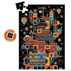 Efektné puzzle - živé mesto - 100 ks