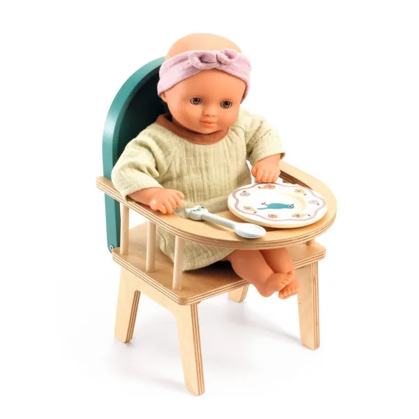 Pomea - drevená stolička pre bábiky