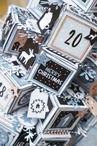 Adventný kalendár s vylupovacími obrázkami - Severské Vianoce