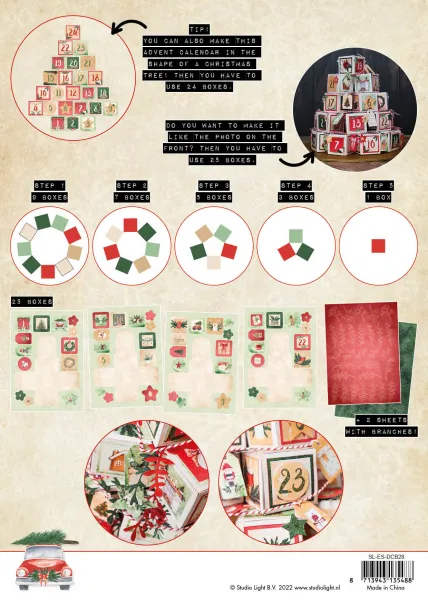 Adventný kalendár s vylupovacími obrázkami - Vianoce doma
