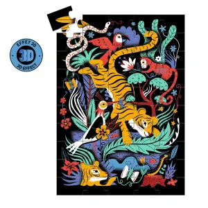 Efektné puzzle - tiger - 50 ks