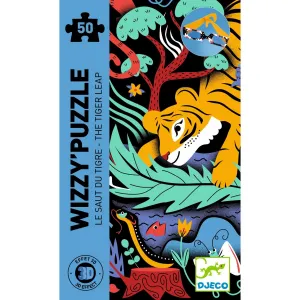 Efektné puzzle - tiger - 50 ks