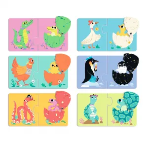 Puzzle duo - Čo sa vyliahne z vajíčka?