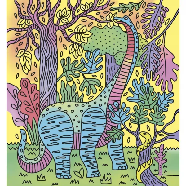Detský ateliér maxi - magické maľovanie vodou - dinosaury