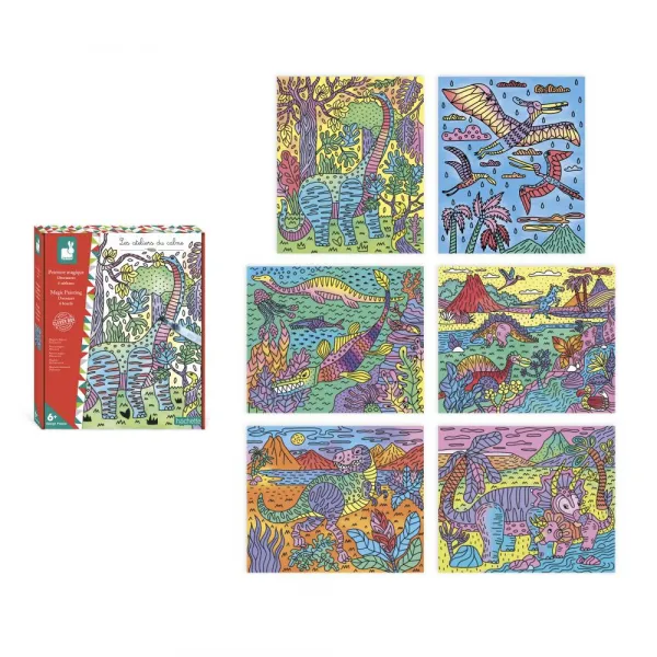 Detský ateliér maxi - magické maľovanie vodou - dinosaury