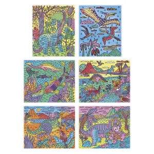 Detský ateliér maxi - magické maľovanie vodou - dinosaury