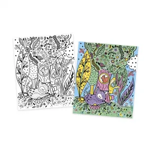 Detský ateliér maxi - magické maľovanie vodou - zvieratá v noci