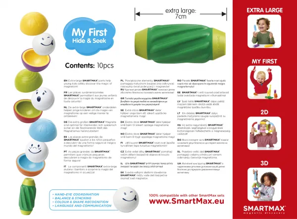 SmartMax - Moja prvá schovávačka - 10 ks