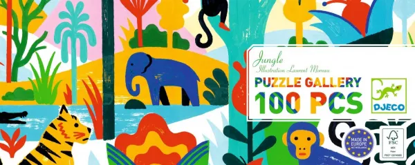 Puzzle - Džungľa - 100 ks