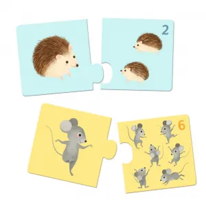 Puzzle Duo - Počítame mláďatká