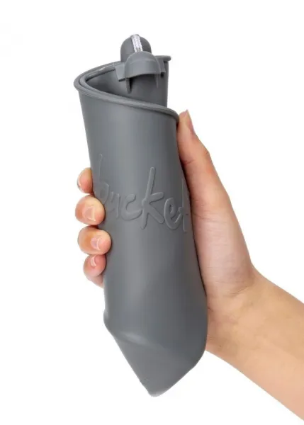 Scrunch silikónové vedierko, Anthracite Grey