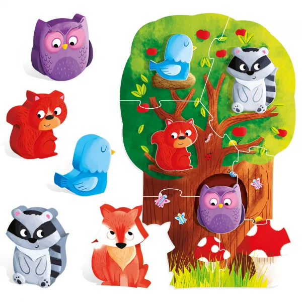 HEADU: Montessori – Moje prvé puzzle – Les