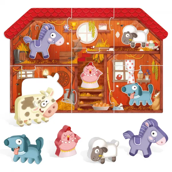 HEADU: Montessori – Moje prvé puzzle – Farma