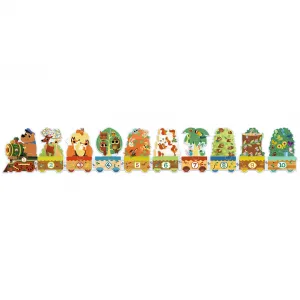 Djeco Puzzle Zvieratkový vlak