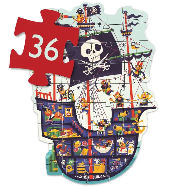 Balíček pre malých pirátov - karty, puzzle, výroba pirátskej šable