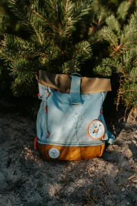 Detský batoh - Mini Rolltop Nature light blue
