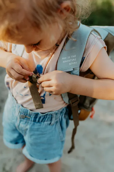 Detský batoh - Mini Rolltop Nature olive