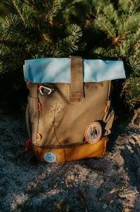 Detský batoh - Mini Rolltop Nature olive