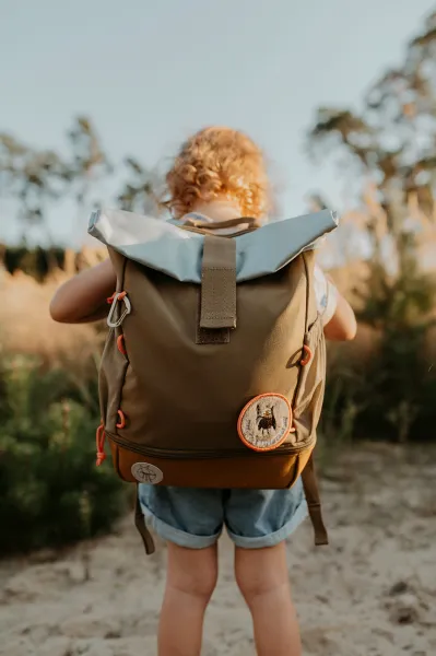 Detský batoh - Mini Rolltop Nature olive