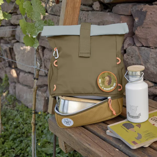 Detský batoh - Mini Rolltop Nature olive