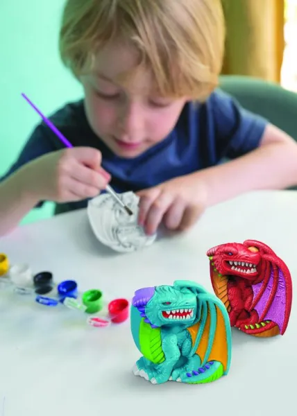 Sadrové odliatky - 3D draky