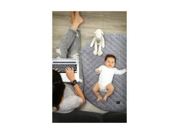 Hracia podložka Sleepee Royal baby Playing Mat sivá