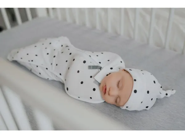 Zavinovačka Sleepee First Step Swaddle s čiapočkou zadarmo Eucalyptus