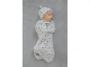 Zavinovačka Sleepee First Step Swaddle s čiapočkou zadarmo Eucalyptus