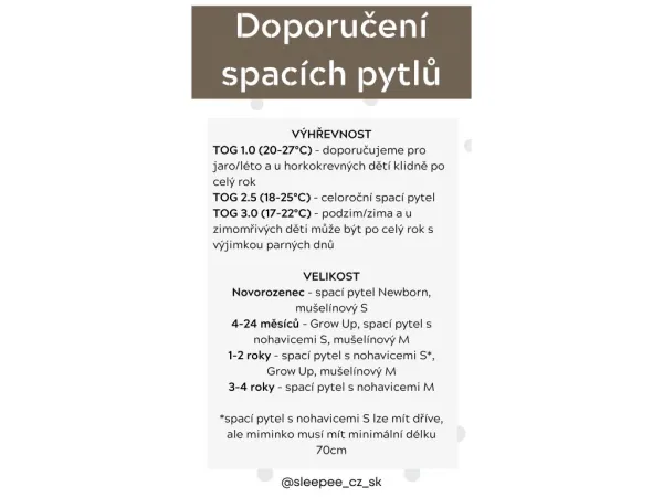 Spací vak Sleepee Grow Up Eukalyptus