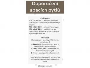 Spací vak Sleepee Grow Up Eukalyptus