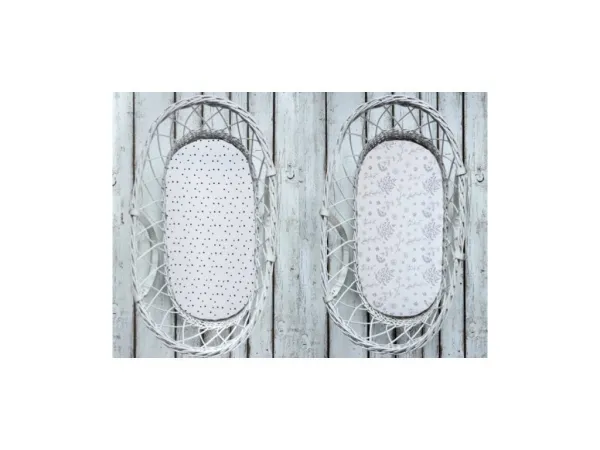 Prestieradlo Sleepee We Care do kočíka, košíka a kolísky bodky/Bloom