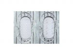 Prestieradlo Sleepee We Care do kočíka, košíka a kolísky bodky/Bloom
