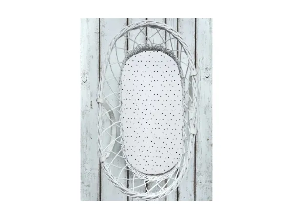 Prestieradlo Sleepee We Care do kočíka, košíka a kolísky bodky/Bloom