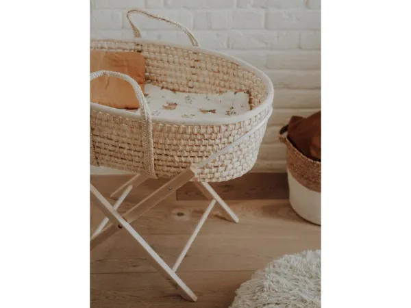 Ahojbaby Stojan na Mojžišov košík pre bábätká Smart Natural bez laku