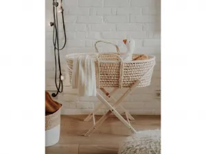 Ahojbaby Stojan na Mojžišov košík pre bábätká Smart Natural bez laku