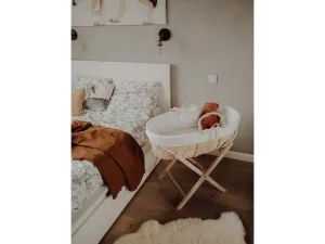 Ahojbaby Stojan na Mojžišov košík pre bábätká Smart Natural bez laku