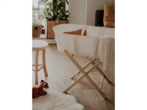 Ahojbaby Stojan na Mojžišov košík pre bábätká Smart Natural bez laku
