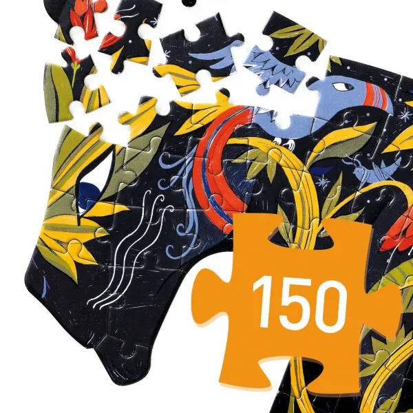 Puzzle art - Čierny panter - 150 ks