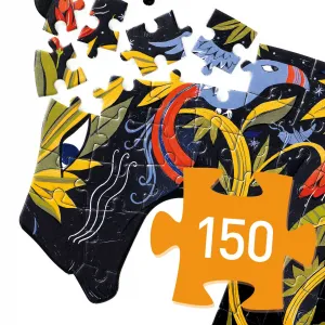 Puzzle art - Čierny panter - 150 ks