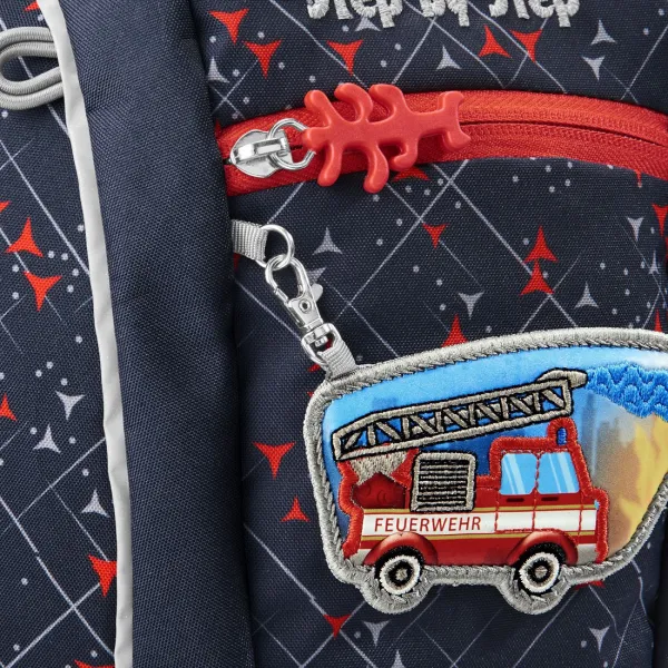 Detský batoh Step by Step KIGA MINI, Fire Truck Finn