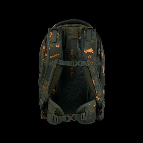Študentský batoh Ergobag Satch pack – Jurassic Jungle