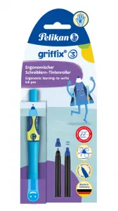 Atramentový roller Griffix 3 pre pravákov - modrý
