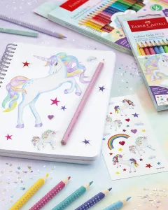 Pastelky Faber-Castell Colour Grip Unicorn - 24 ks