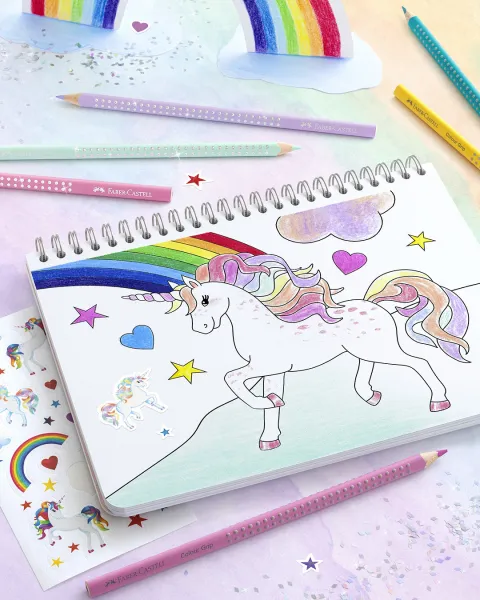 Pastelky Faber-Castell Colour Grip Unicorn - 24 ks